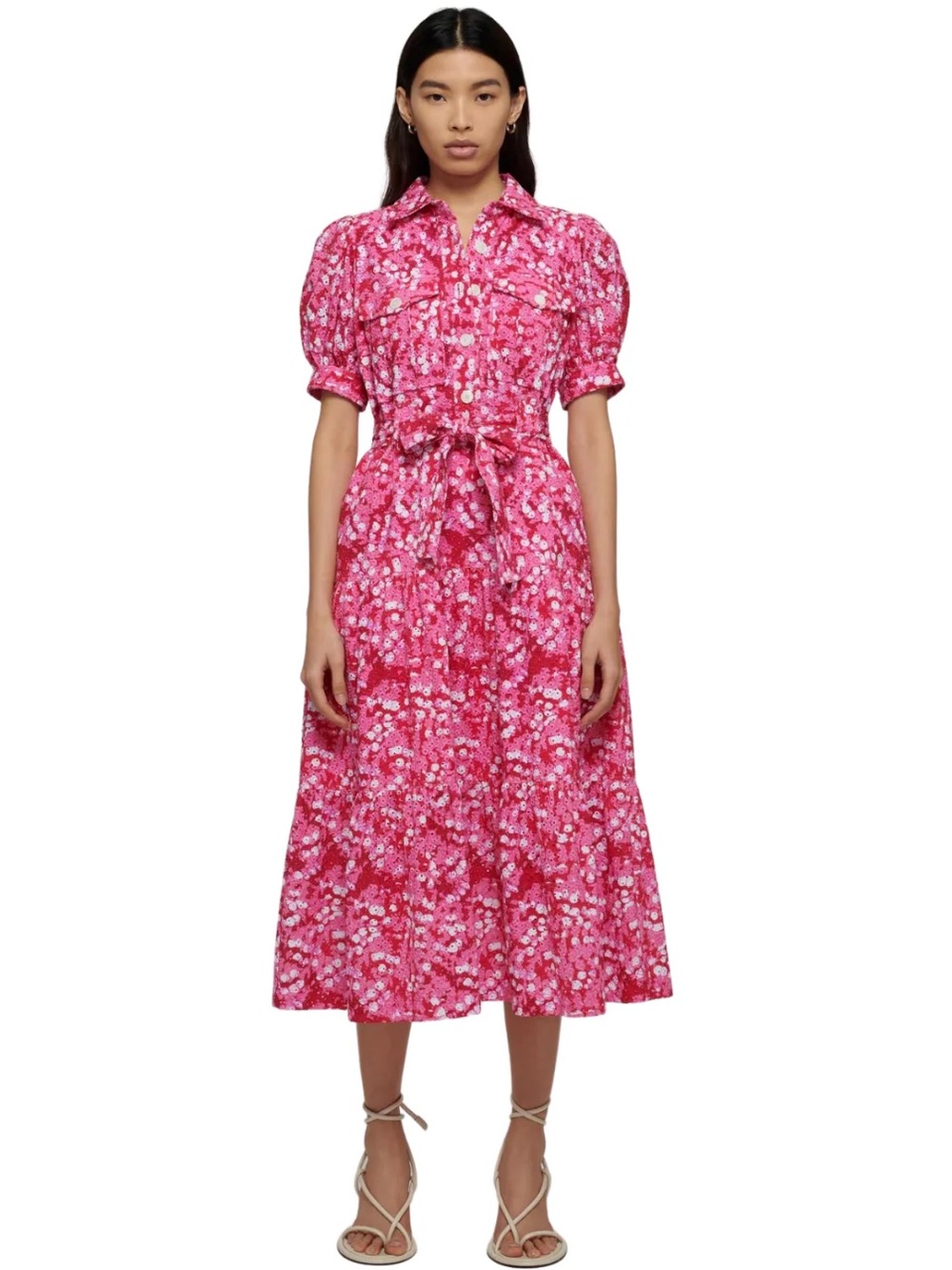Crosby Derek Lam Pink Buffy Utility Dress like new